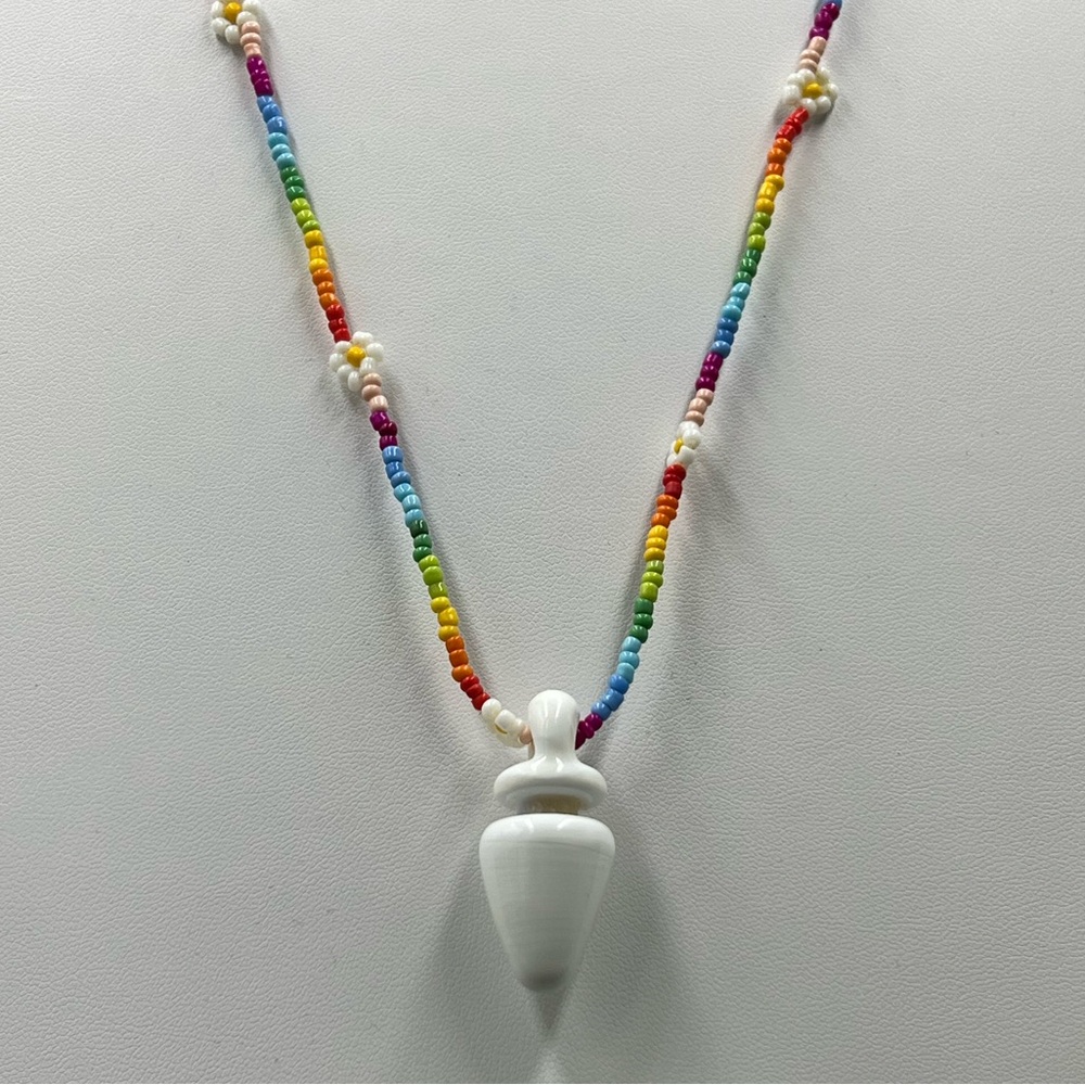 Blown Glass Festival Necklace